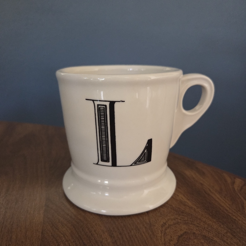 Anthropologie L Initial Mug - Picture 2 of 8